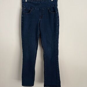 Jag Jeans high rise boot cut pull on stretch dark blue 10P great condition